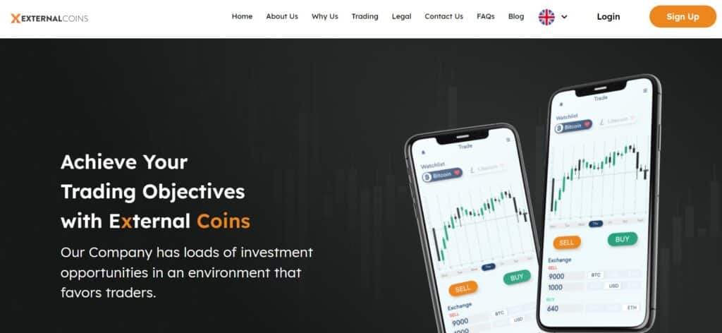 External Coins website